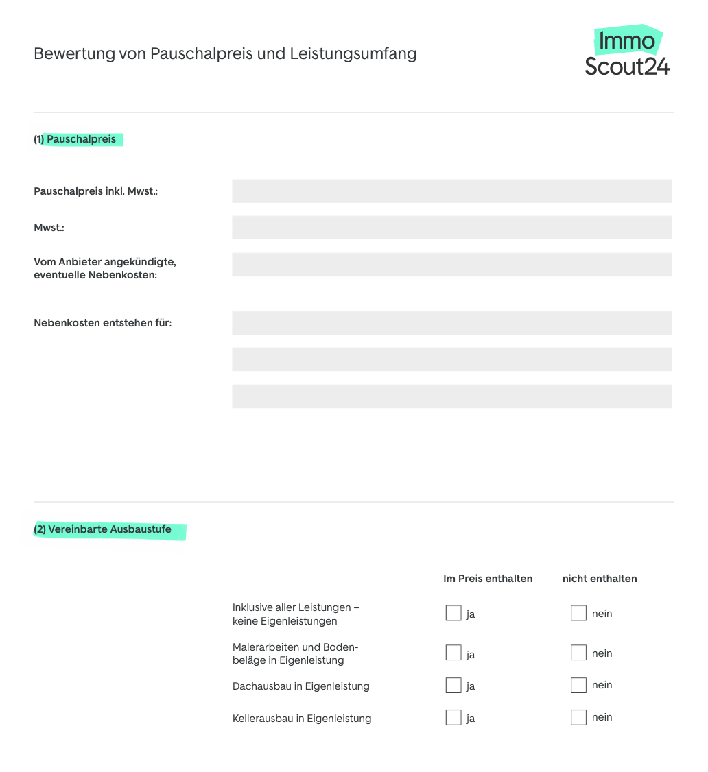 Checkliste: Preis-Leistungs-Verhältnis prüfen 